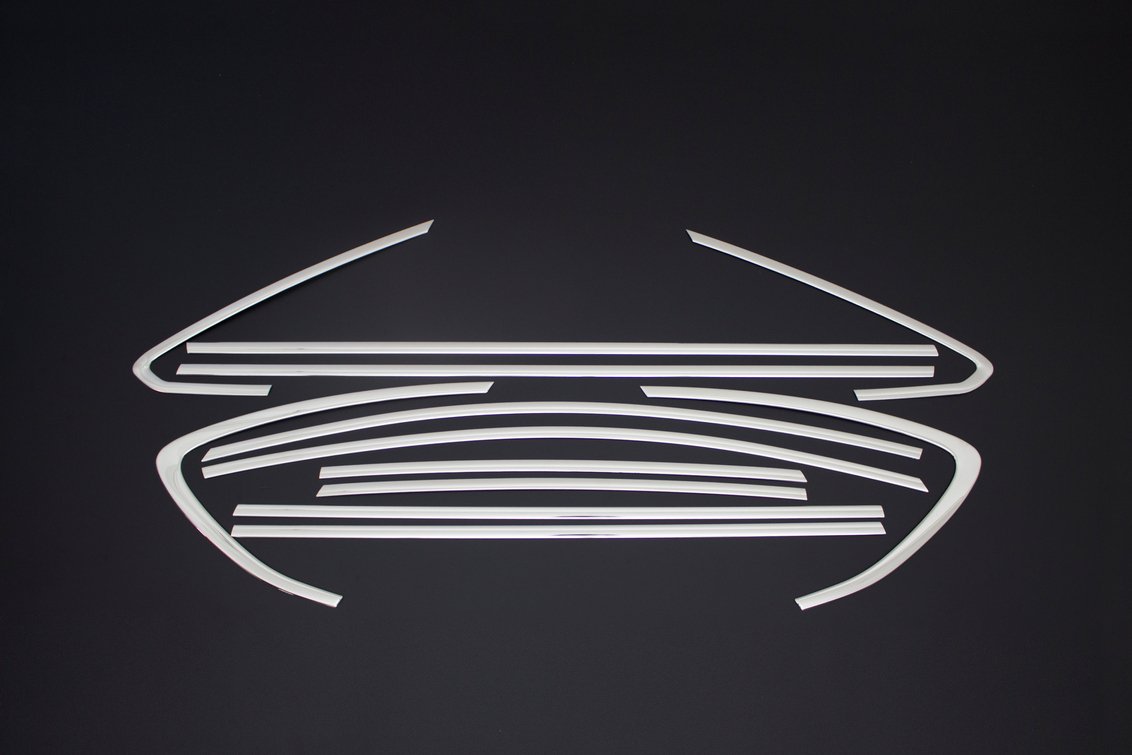 Opel Astra J Sedan Krom Cam Çerçevesi 12 Parça P.Çelik (2012 Ve Üstü)